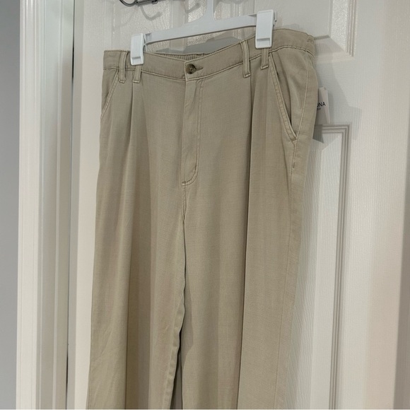 NWT Arizona Juniors Wide Leg Pants Sz 15 Khaki Uniform Casual Pockets Trouser - Picture 2 of 9